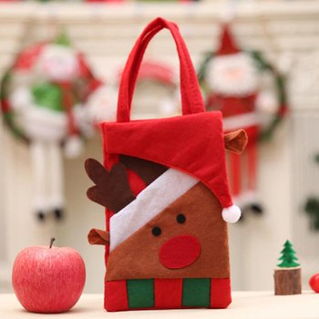 糖果禮物袋-聖誕老人.雪人.麋鹿.企鵝造型手提袋-聖誕節禮品_6